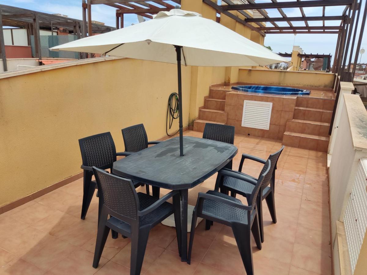 Atico Laguna Beach Con Jacuzzy Privado Vera Kültér fotó